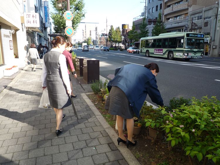 清掃活動の様子